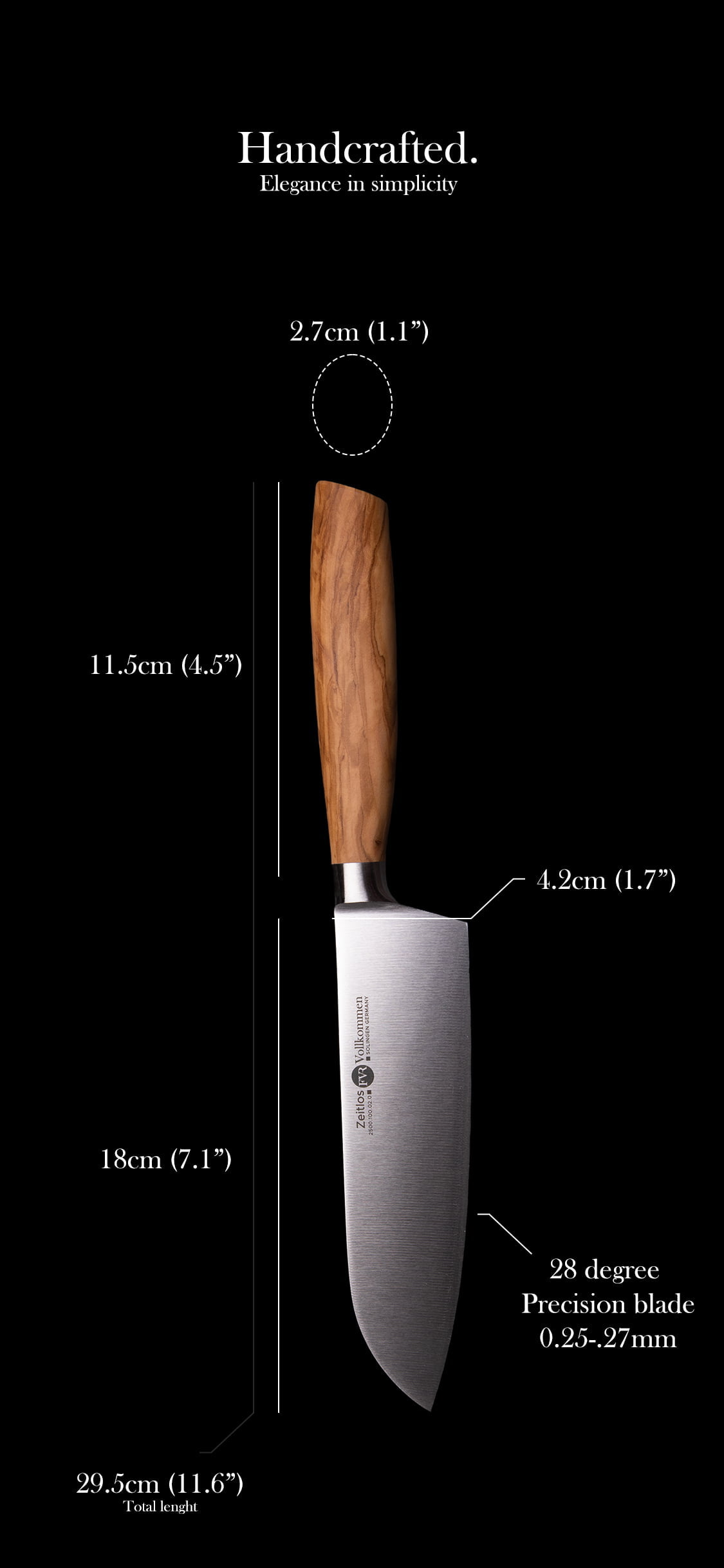 FVR Santoku Knife Specification