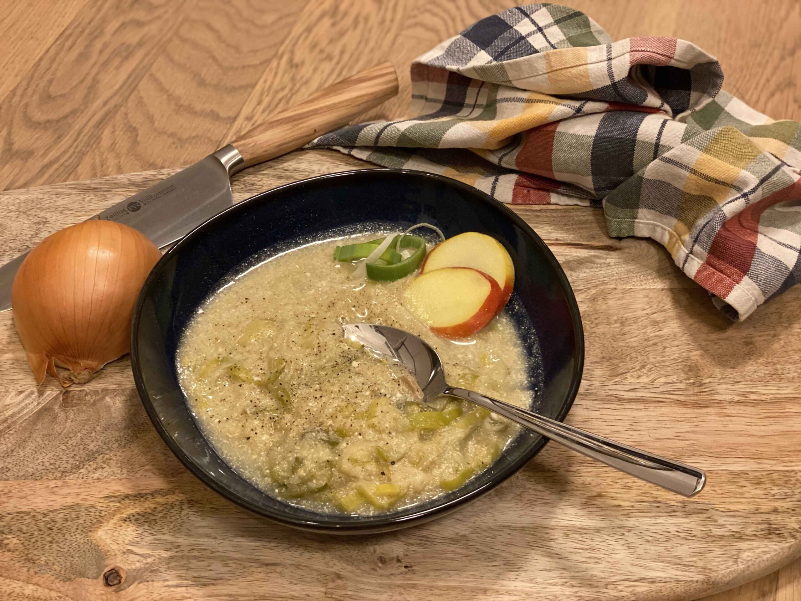 Apple Leek Soup