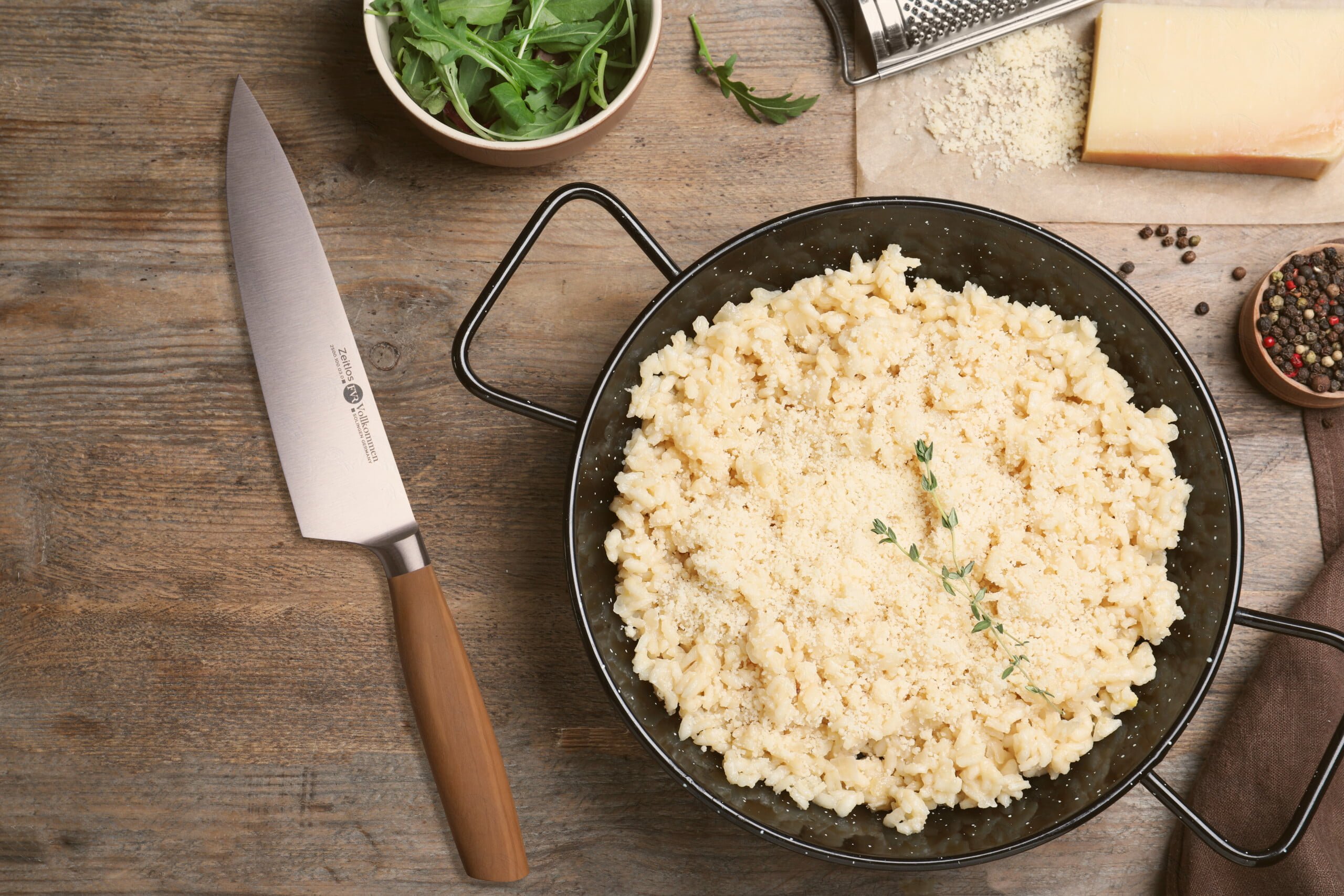 garlic parmesan risotto