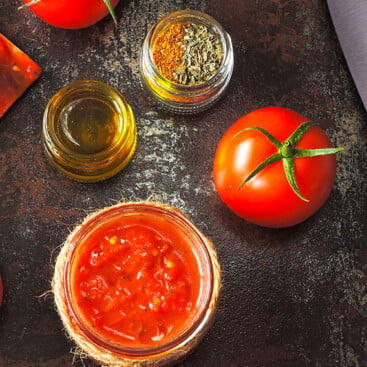 German Tomato Dip with FVR Knife