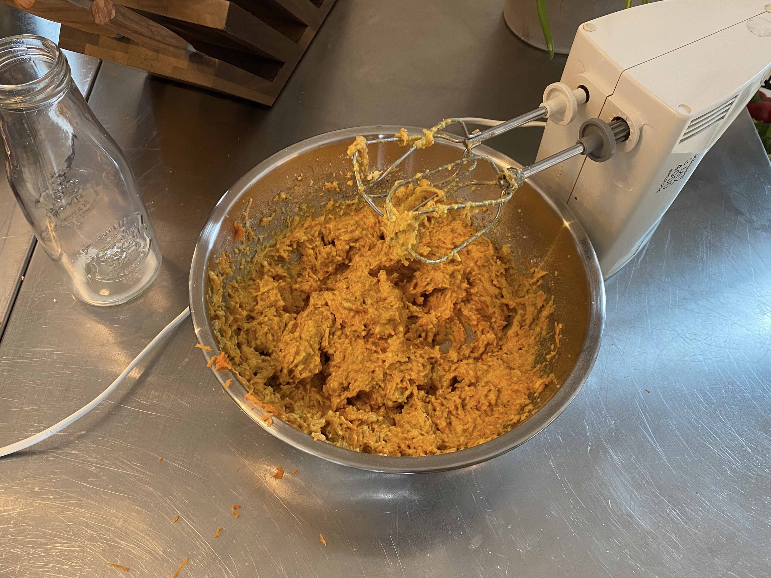 20210404 Carrot Cupcake Step 5.1 Carrot cupcakes dough